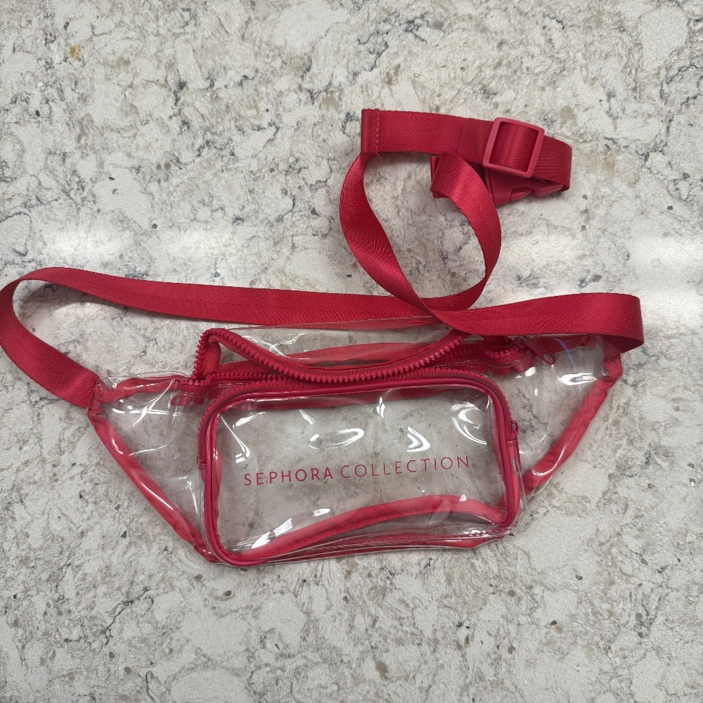 Clear‎ Bum bag crossbody  bag sephora collection